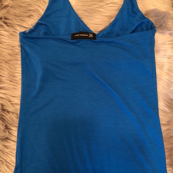 INC Blue sexy halter tops for women size XS - Picture 3 of 5